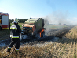 Bálázó gyulladt ki Felsőmarácnál
