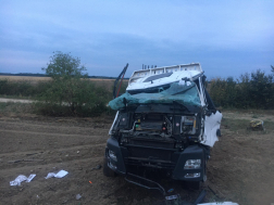 Kamion balesete Vasszécsenynél