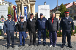 Hargita megyei tűzoltók látogatása Vas megyében