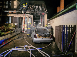 Tűzeset következtében vált lakhatatlanná a családi ház Vasváron